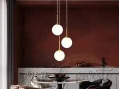 Candelabru Moon Stylo Gold, 3 surse de iluminare